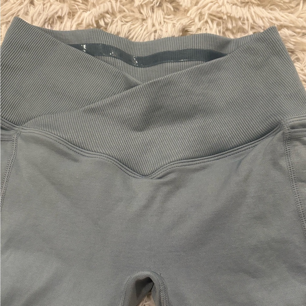 Teal High-Waisted Leggings